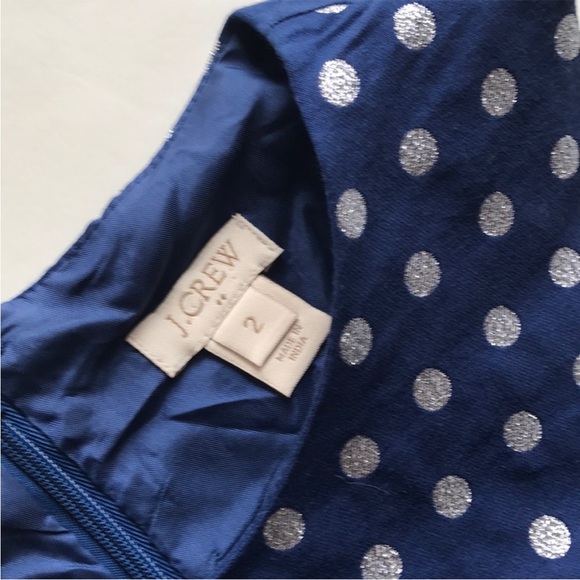 J. Crew Silver Dot Dress - Picture 11 of 12